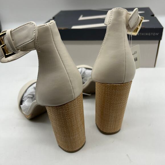 Worthington Womens Lynch Heeled Sandals Ivory Size 10M - Picture 9 of 10